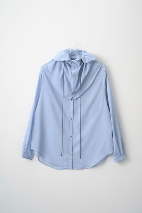 Float hood Shirt (Light blue)