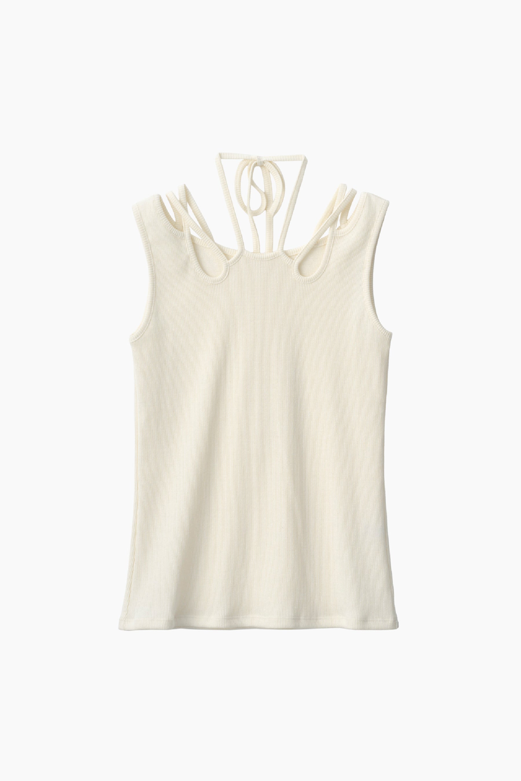 Glitter ivy tank (White)