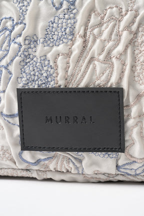 Quartz embroidery pouch (Ivory)