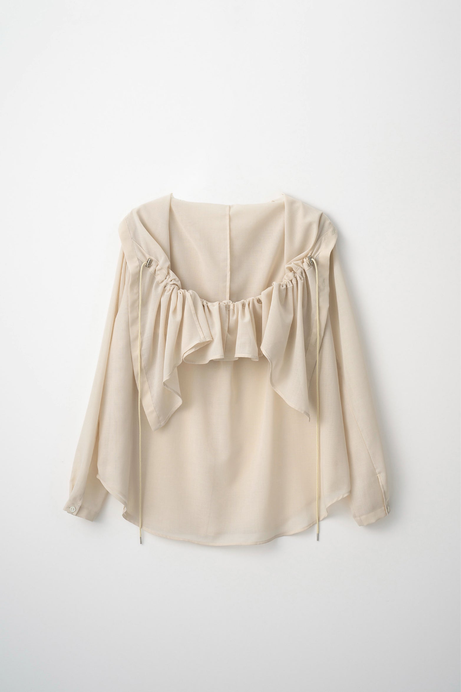 Float hood Shirt (Beige)