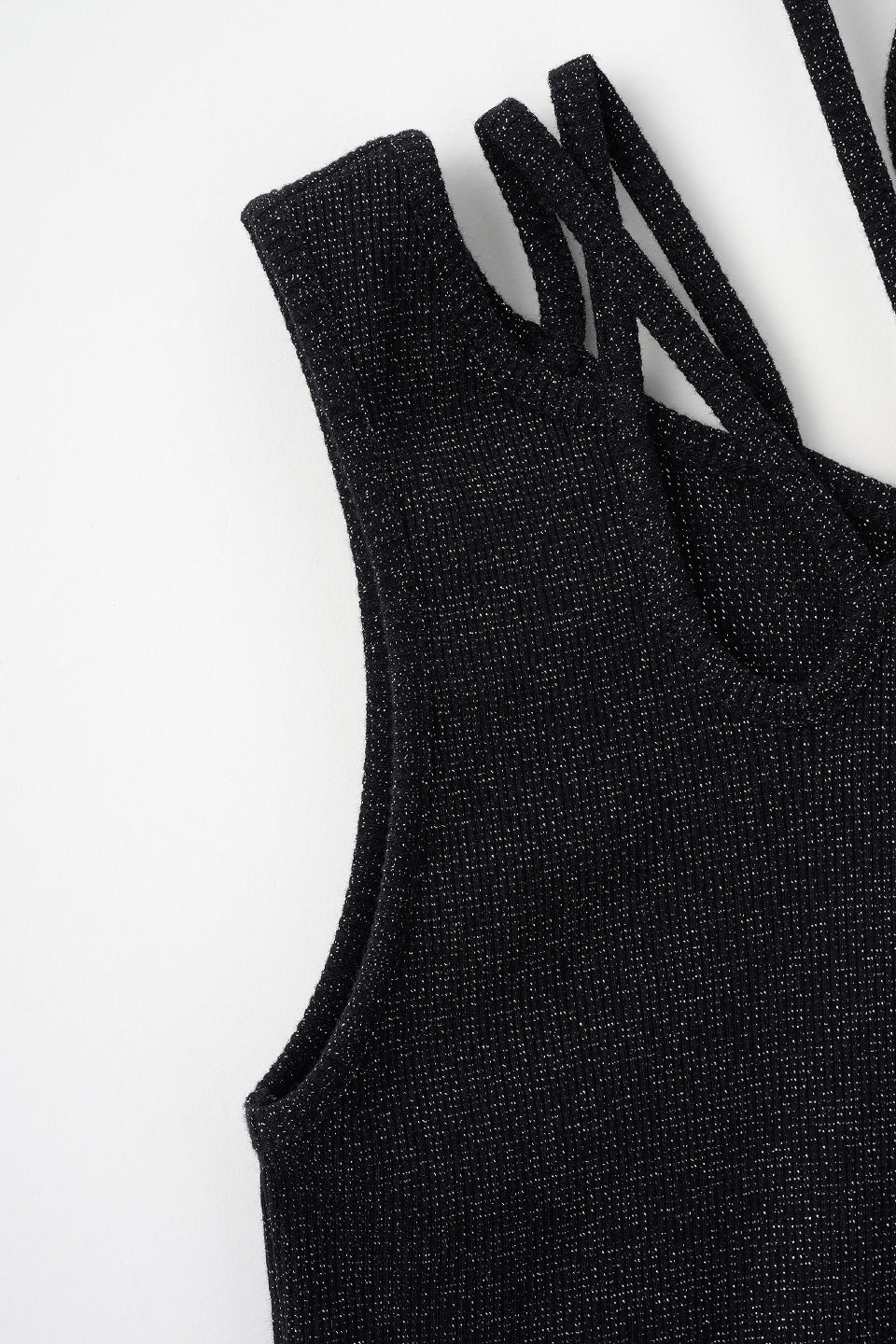 Glitter ivy tank (Black)