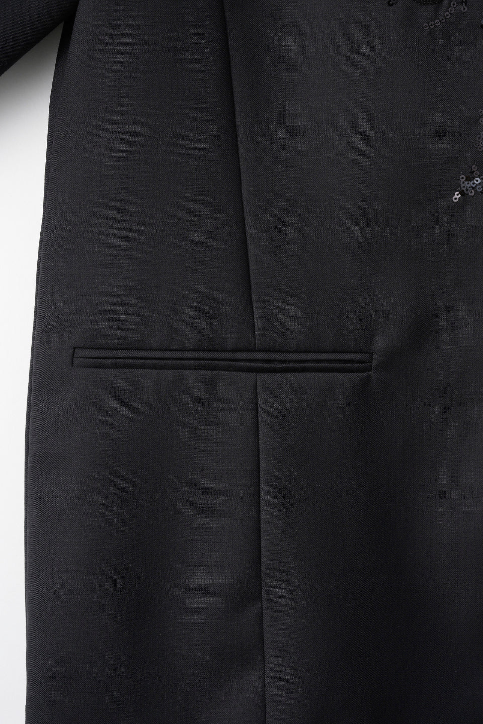 Veil embroidered jacket (Black)