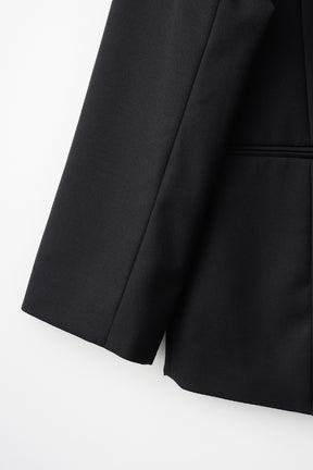 Veil embroidered jacket (Black)