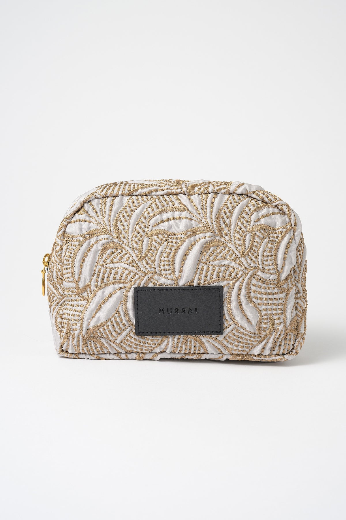 Thawing embroidery pouch (Ivory)