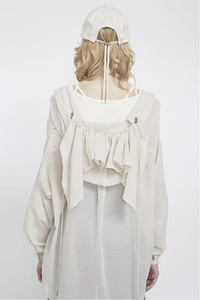 Float hood Shirt (Beige)