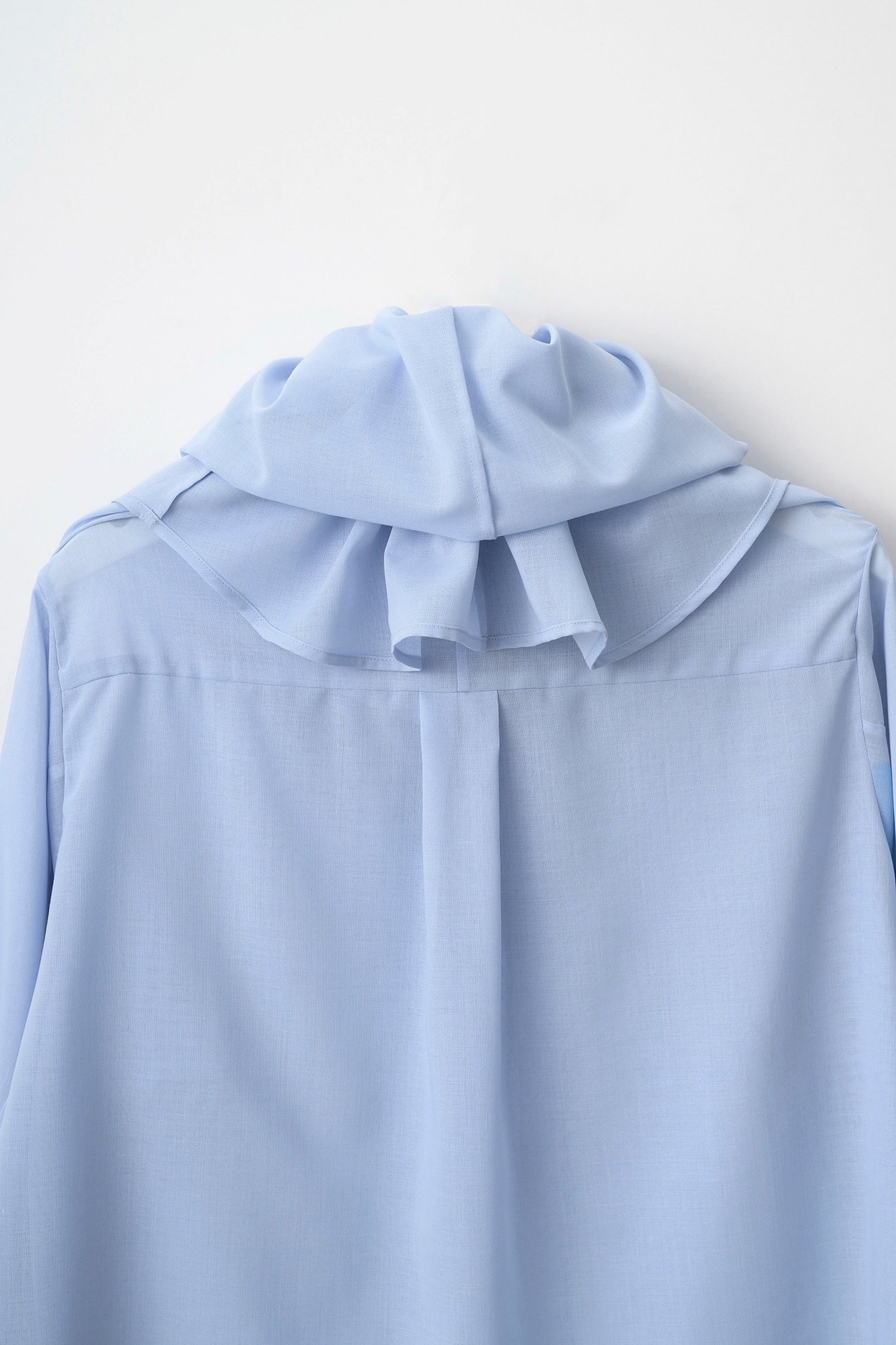 Float hood Shirt (Light blue)