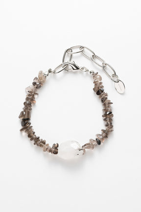 "Ordinary" bracelet  (Smoky Quartz)