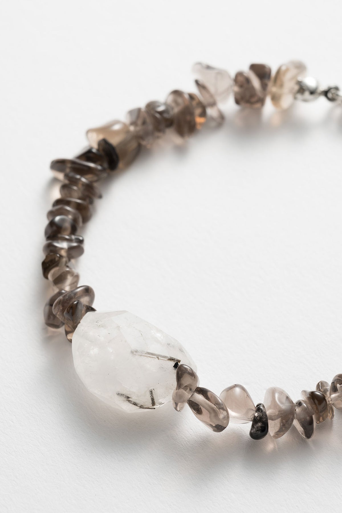 "Ordinary" bracelet  (Smoky Quartz)
