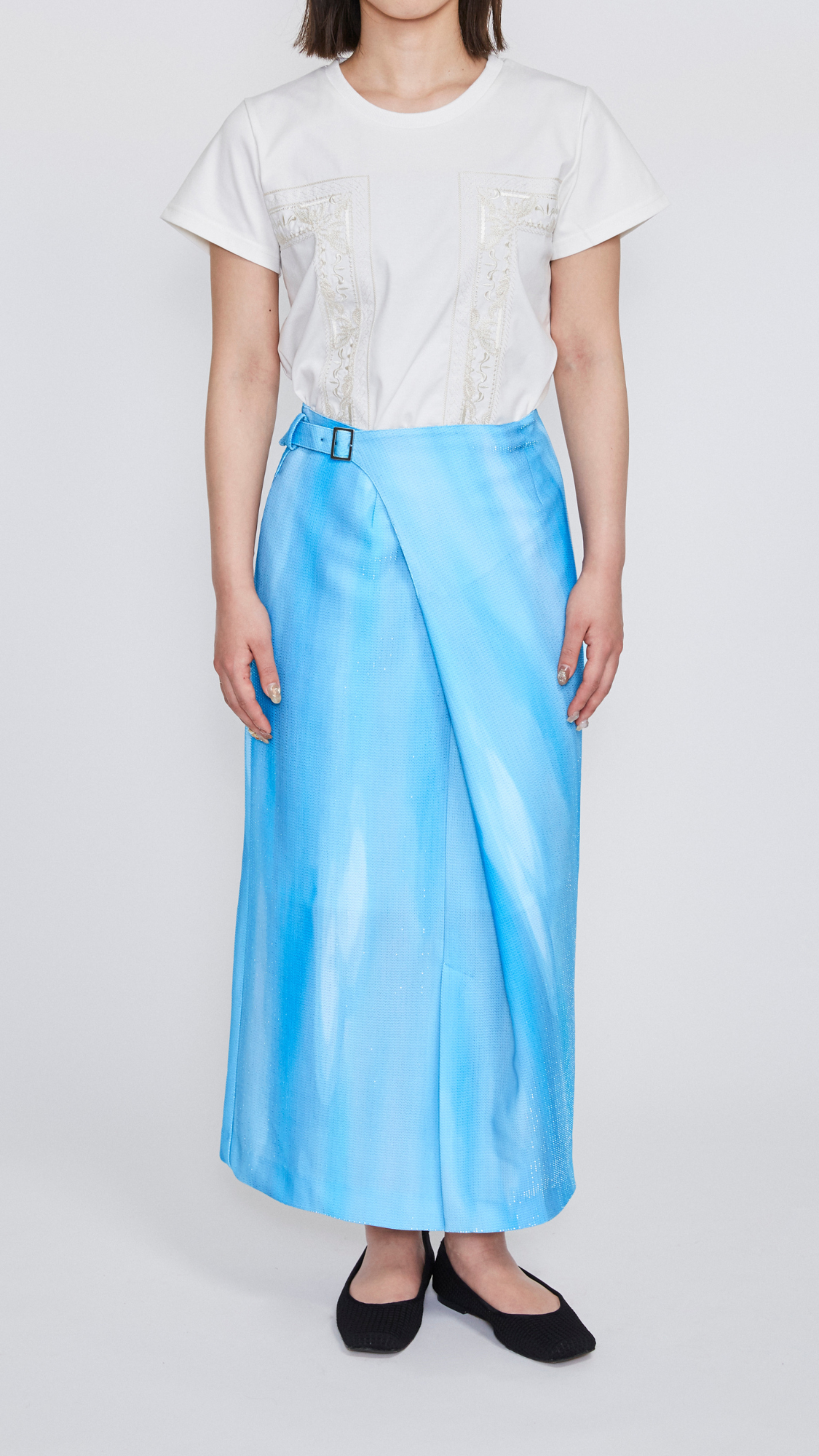 MURRAL ″Effulgence″ skirt (Sky blue)