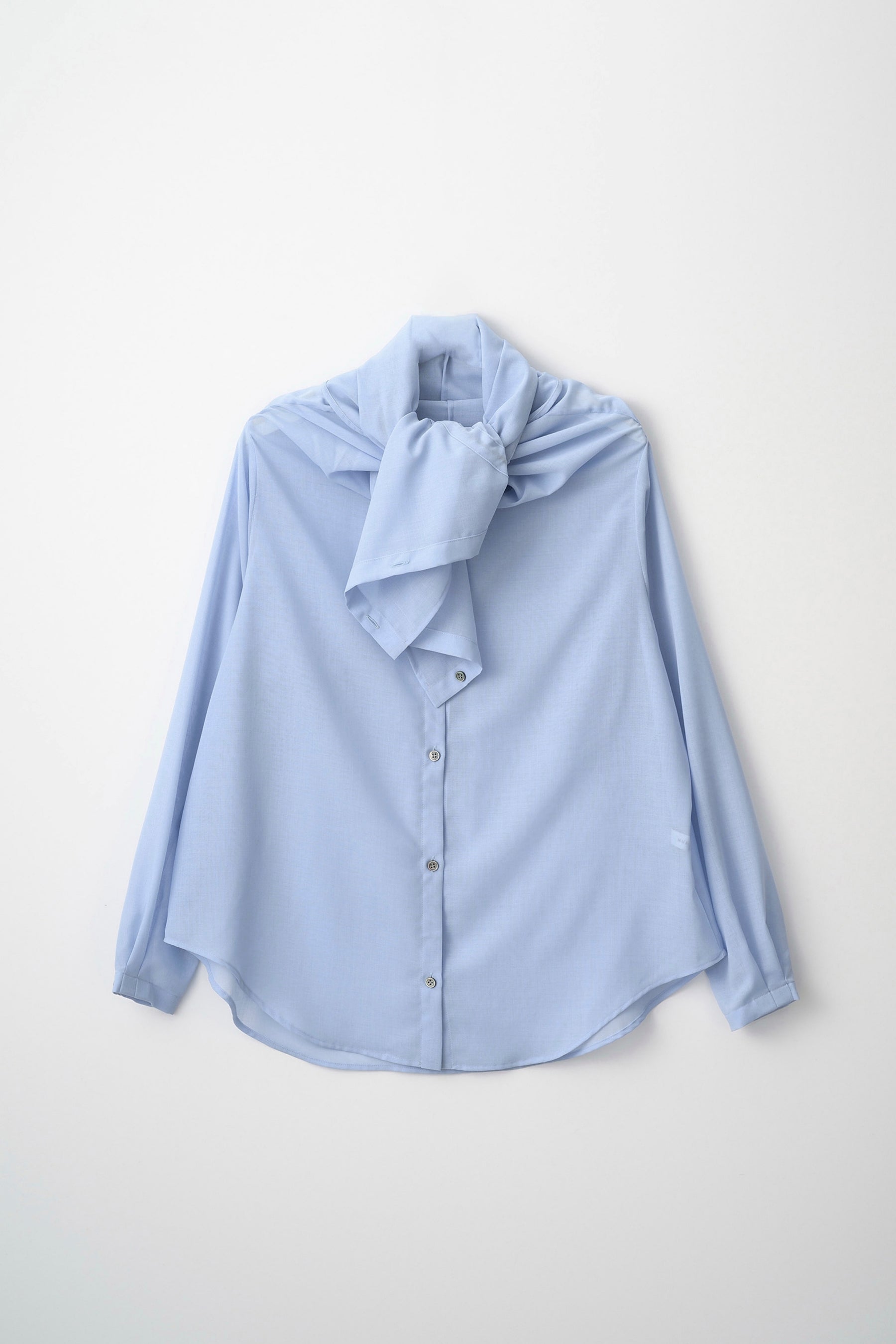 Float hood Shirt (Light blue)