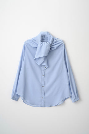 Float hood Shirt (Light blue)