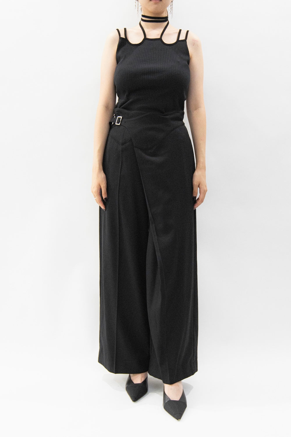 MURRAL Gurkha asymmetry slacks (Brown)