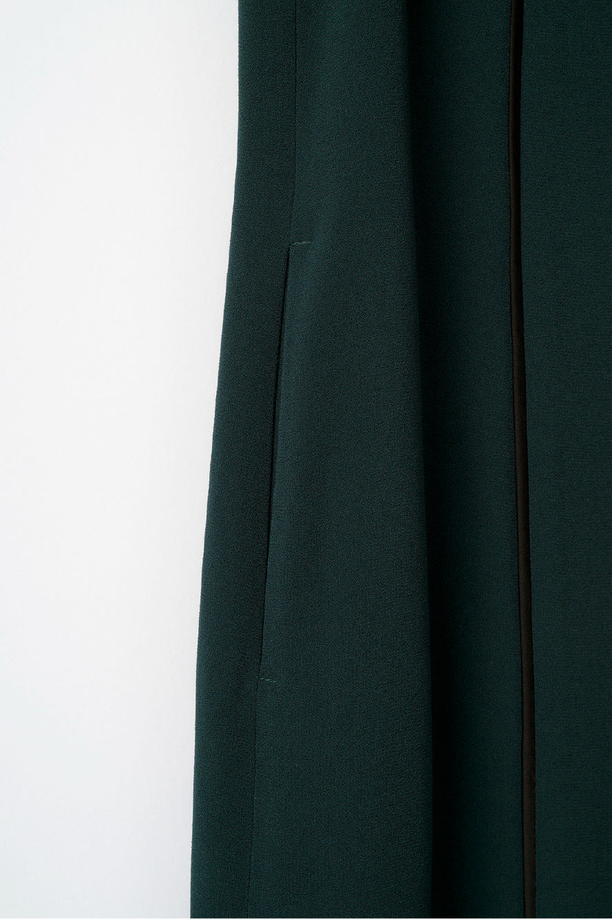 Petal sleeve lace dress (Green)