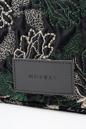 Quartz embroidery pouch (Black)