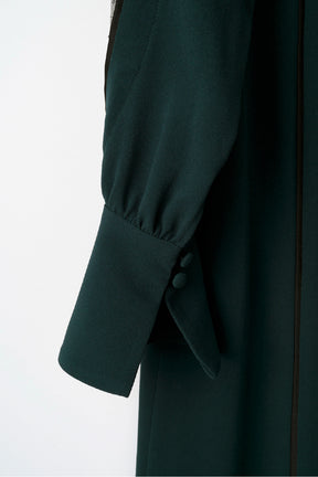 Petal sleeve lace dress (Green)