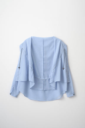 Float hood Shirt (Light blue)