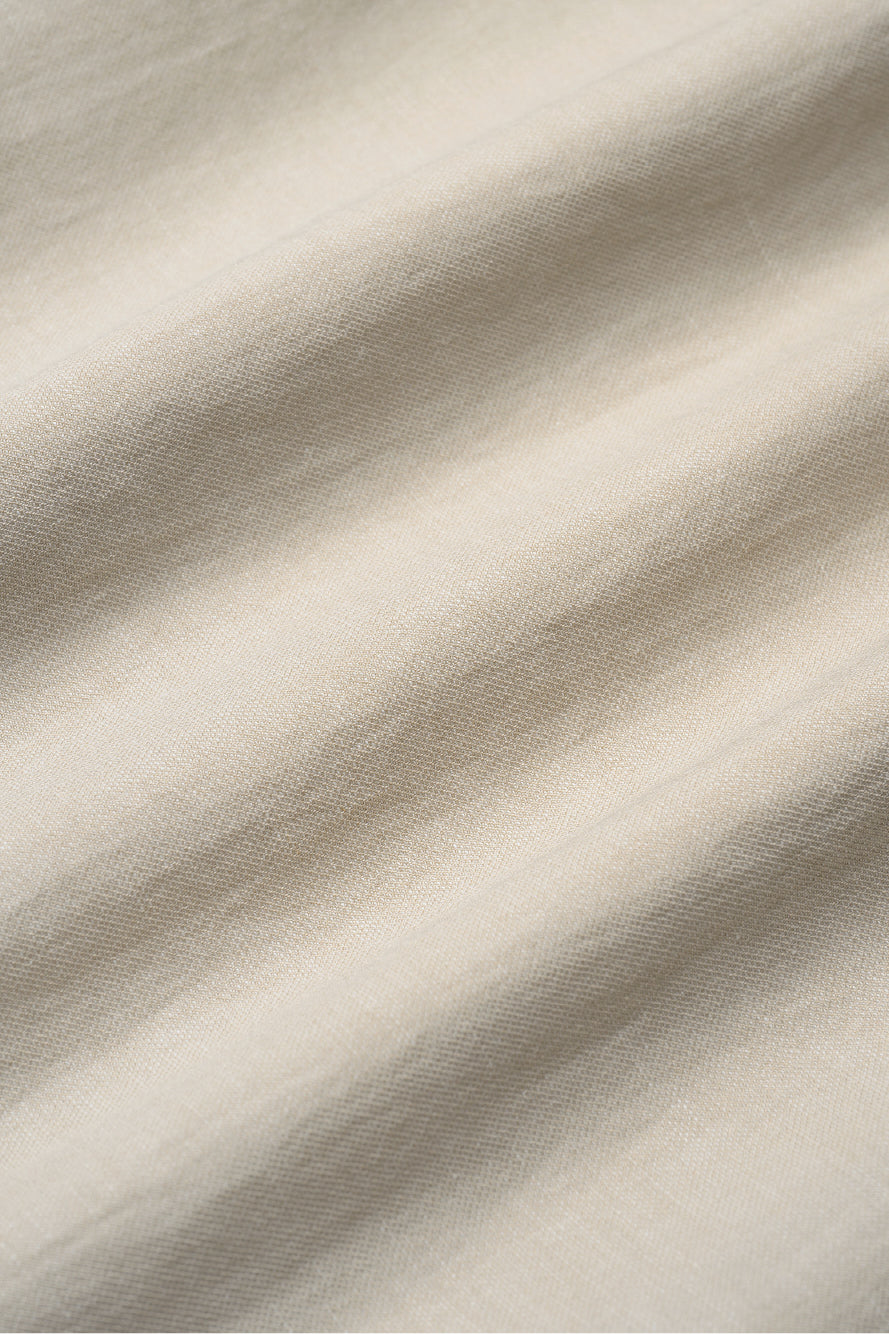 Veil embroidered layered slacks (Ecru)