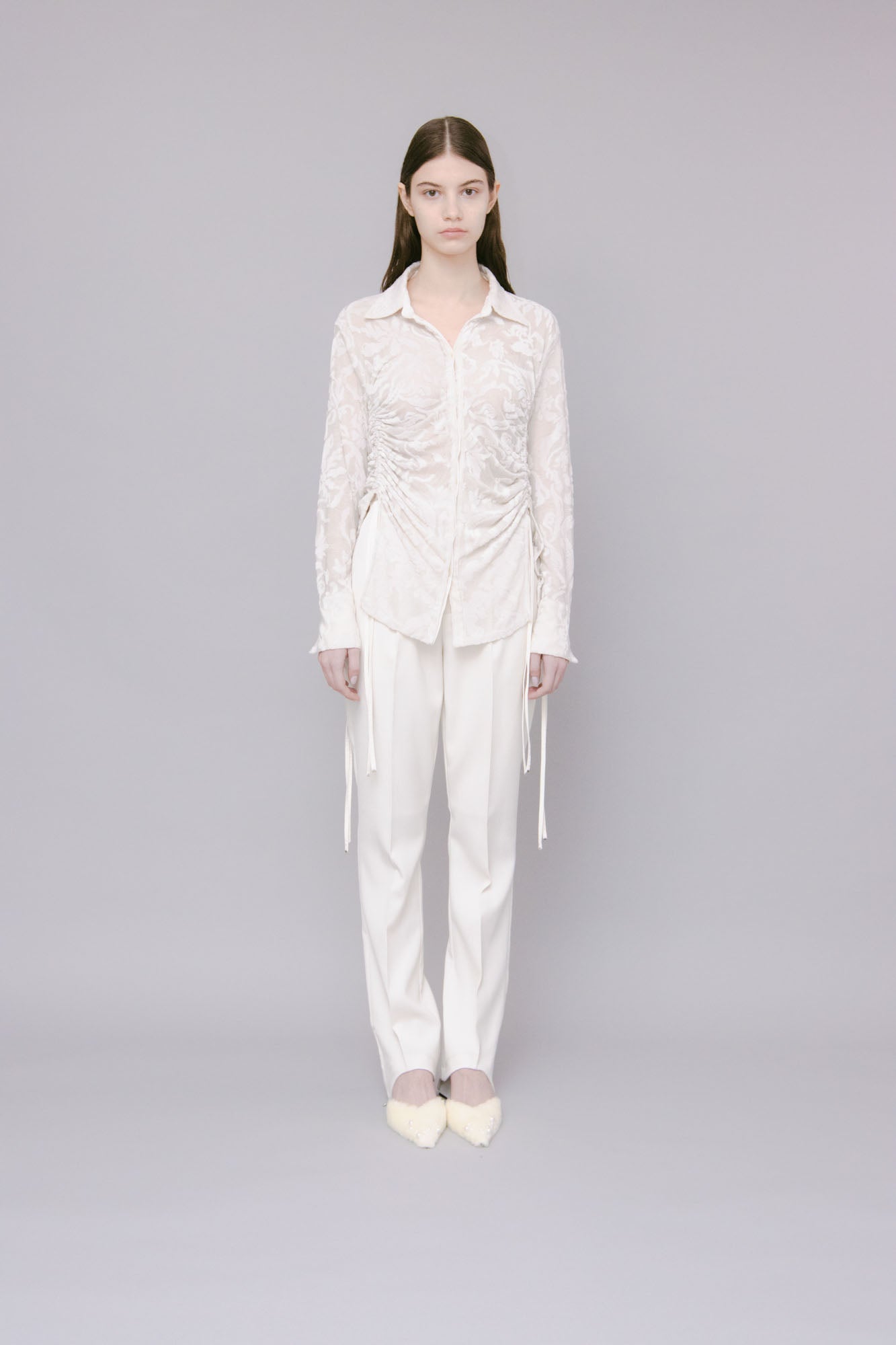 Melt trousers (White)
