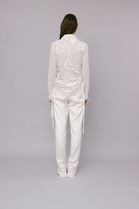 Melt trousers (White)