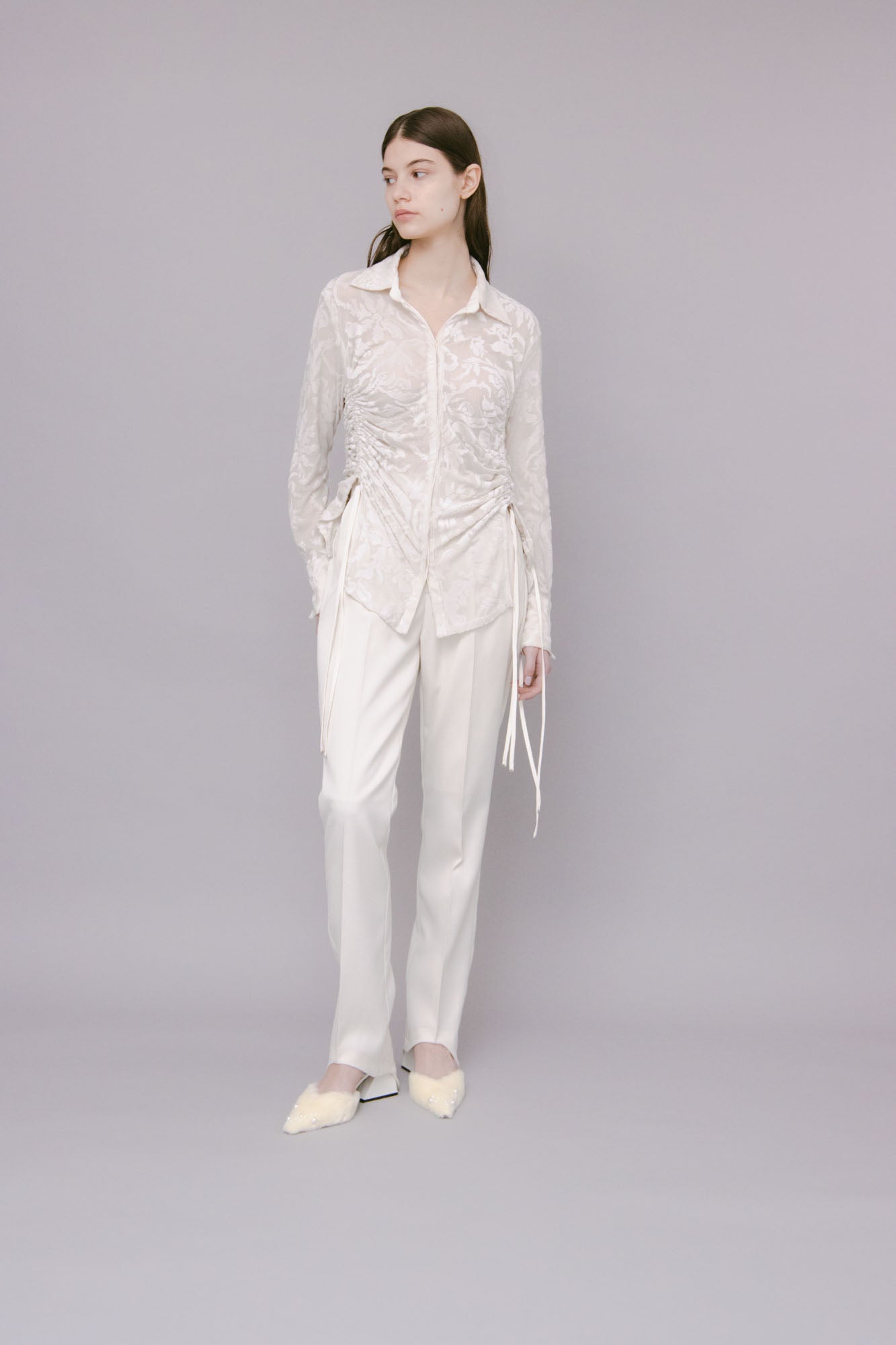 Melt trousers (White)