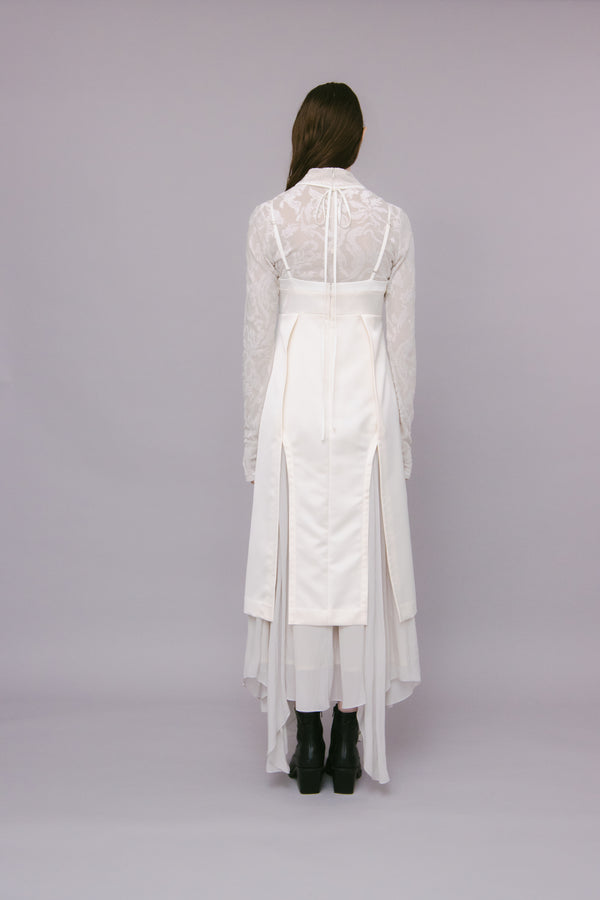 MURRAL Flutters camisole dress (Ivory)