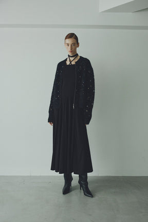 Calm jersey dress (Blue)