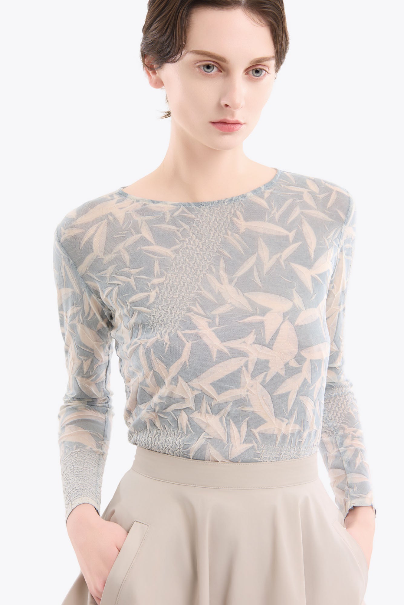 Crumpled tops (Ivory)