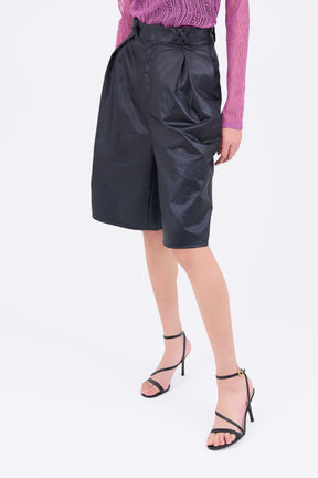 Ivy half slacks (Black)