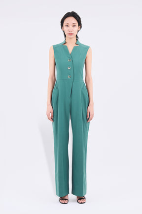 Branching jumpsuit (Green)