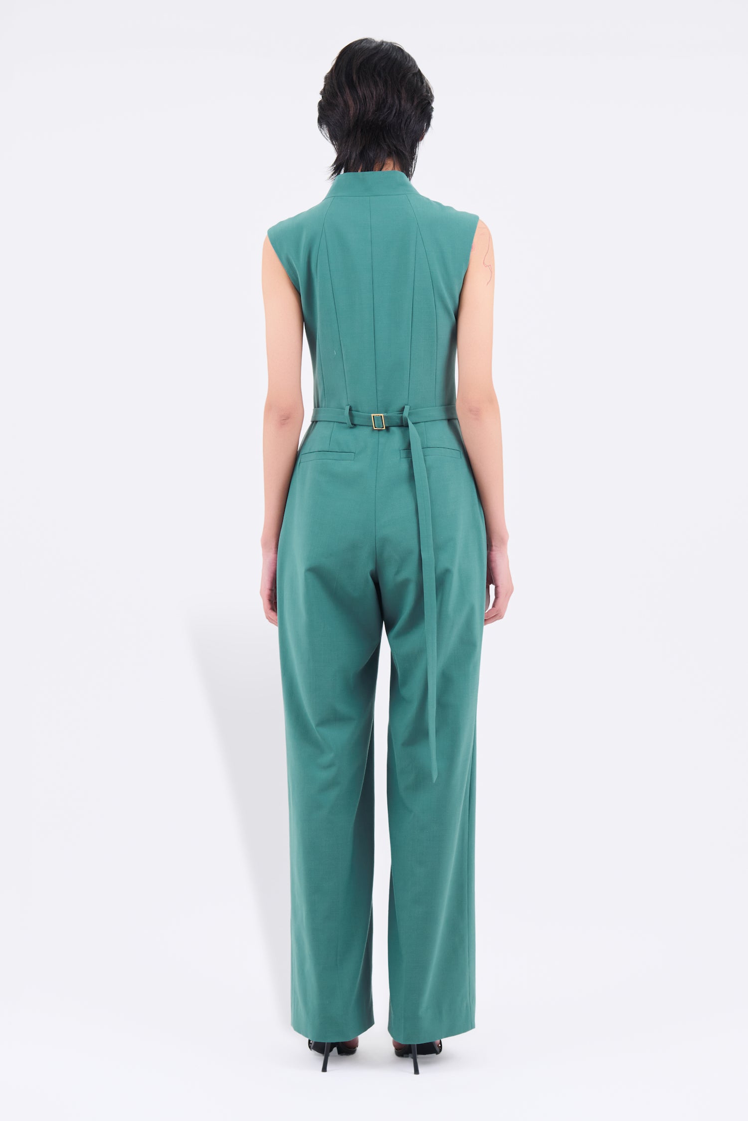 Branching jumpsuit (Green)