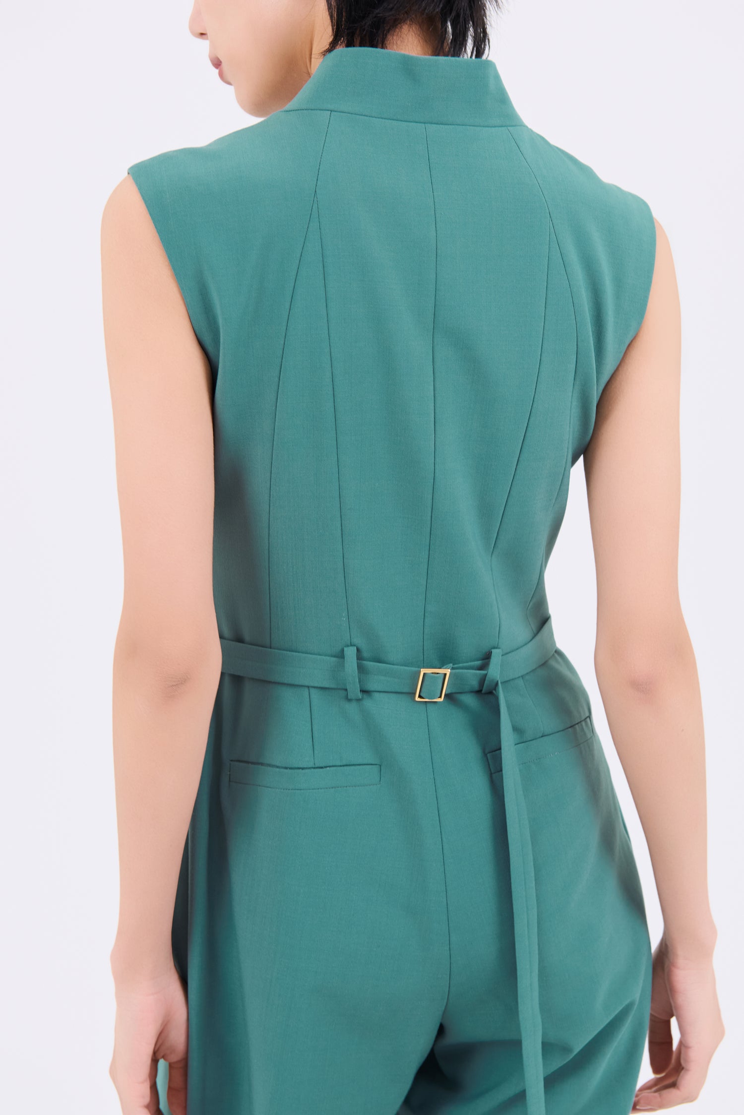 Branching jumpsuit (Green)