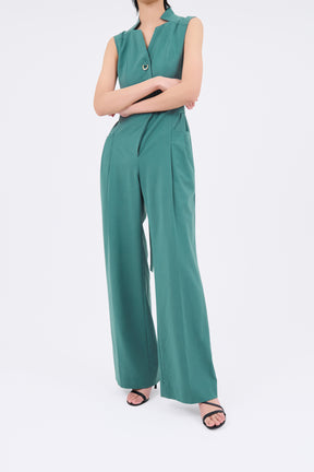 Branching jumpsuit (Green)