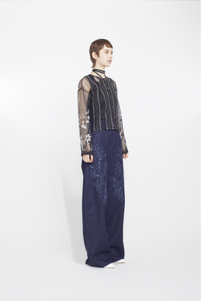 Classic lace cardigan (Black)
