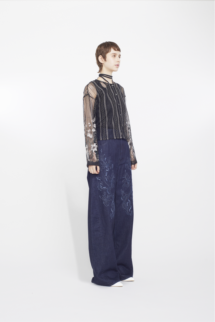 Classic lace cardigan (Black)