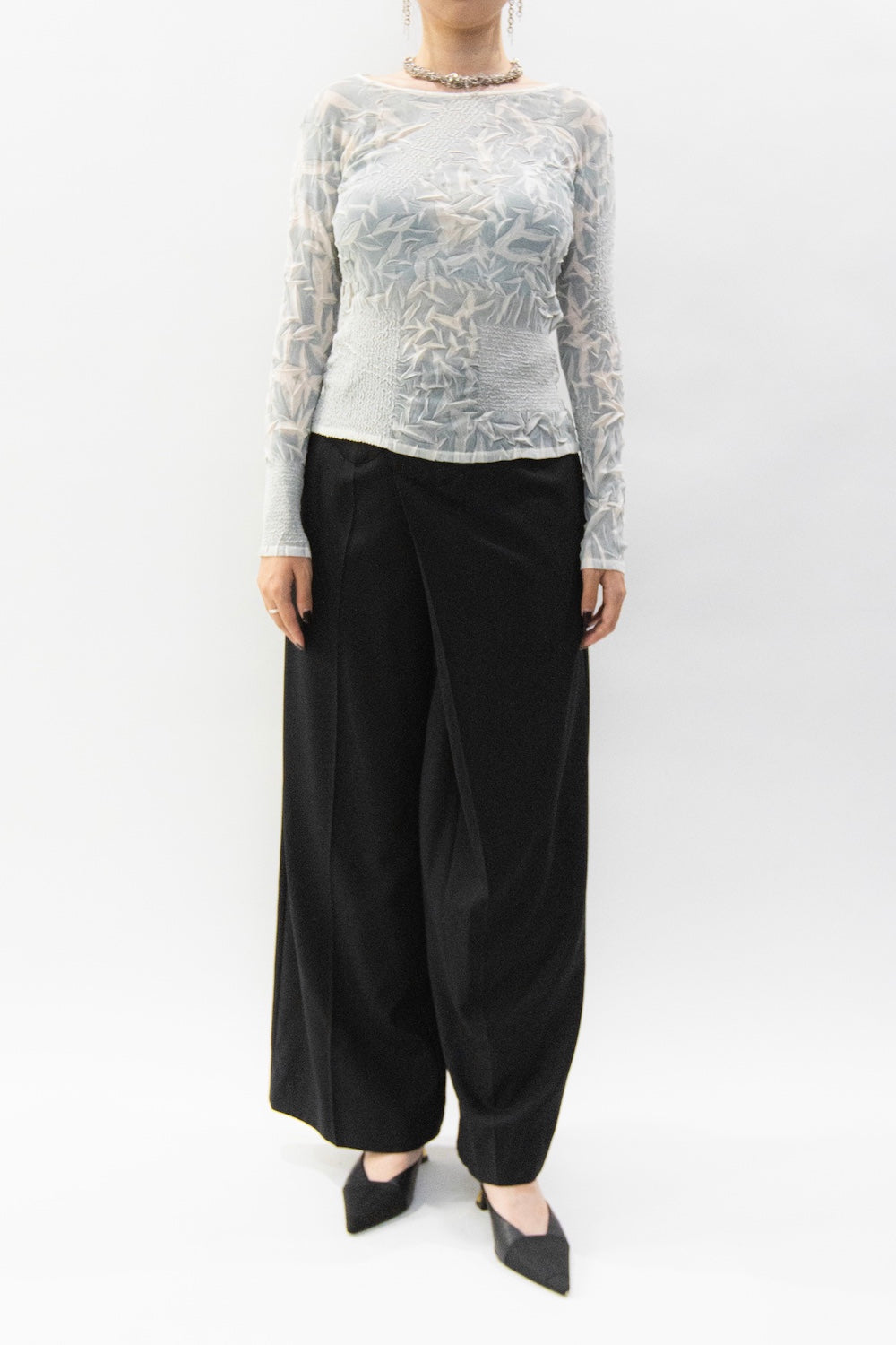 MURRAL Crumpled tops (Ivory)
