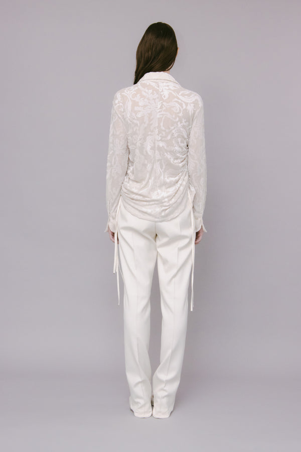 MURRAL Melt trousers (White)