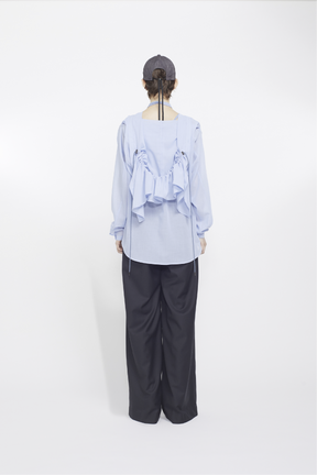 Float hood Shirt (Light blue)