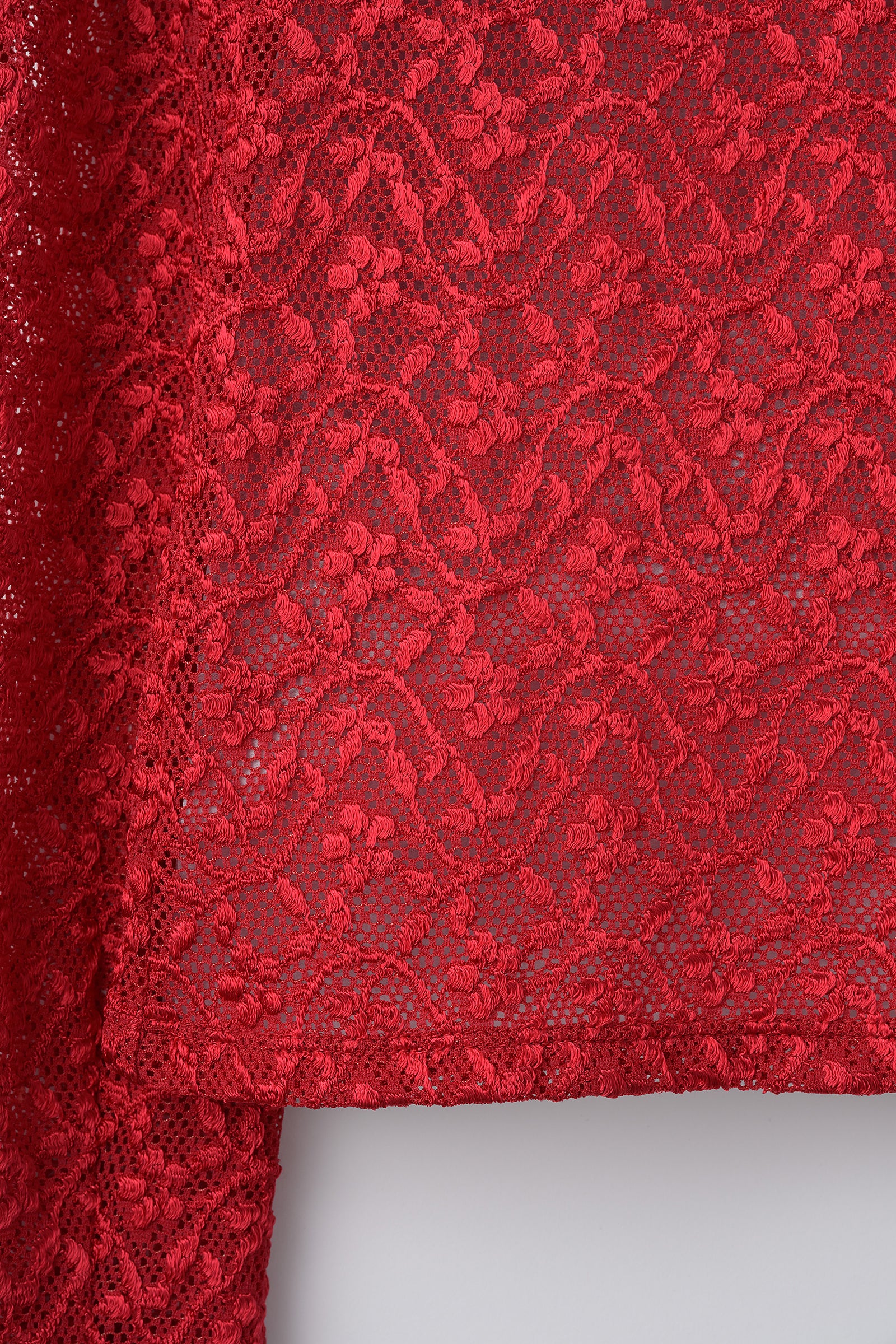 Stretch lace top (Red)