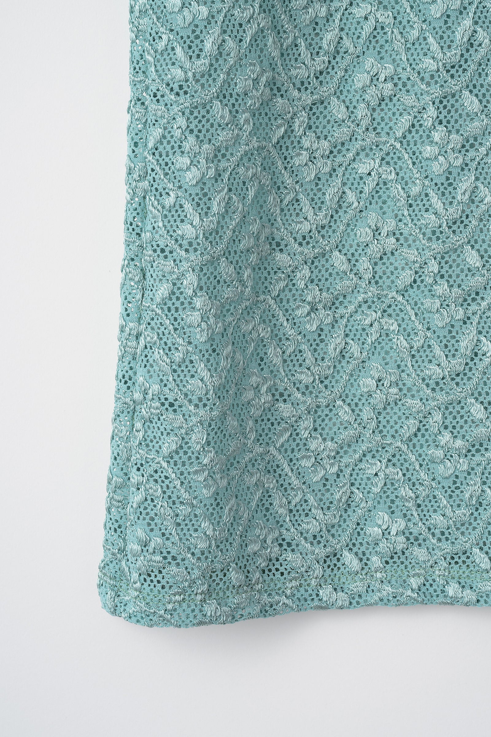 Stretch lace sleeveless top (Mint)