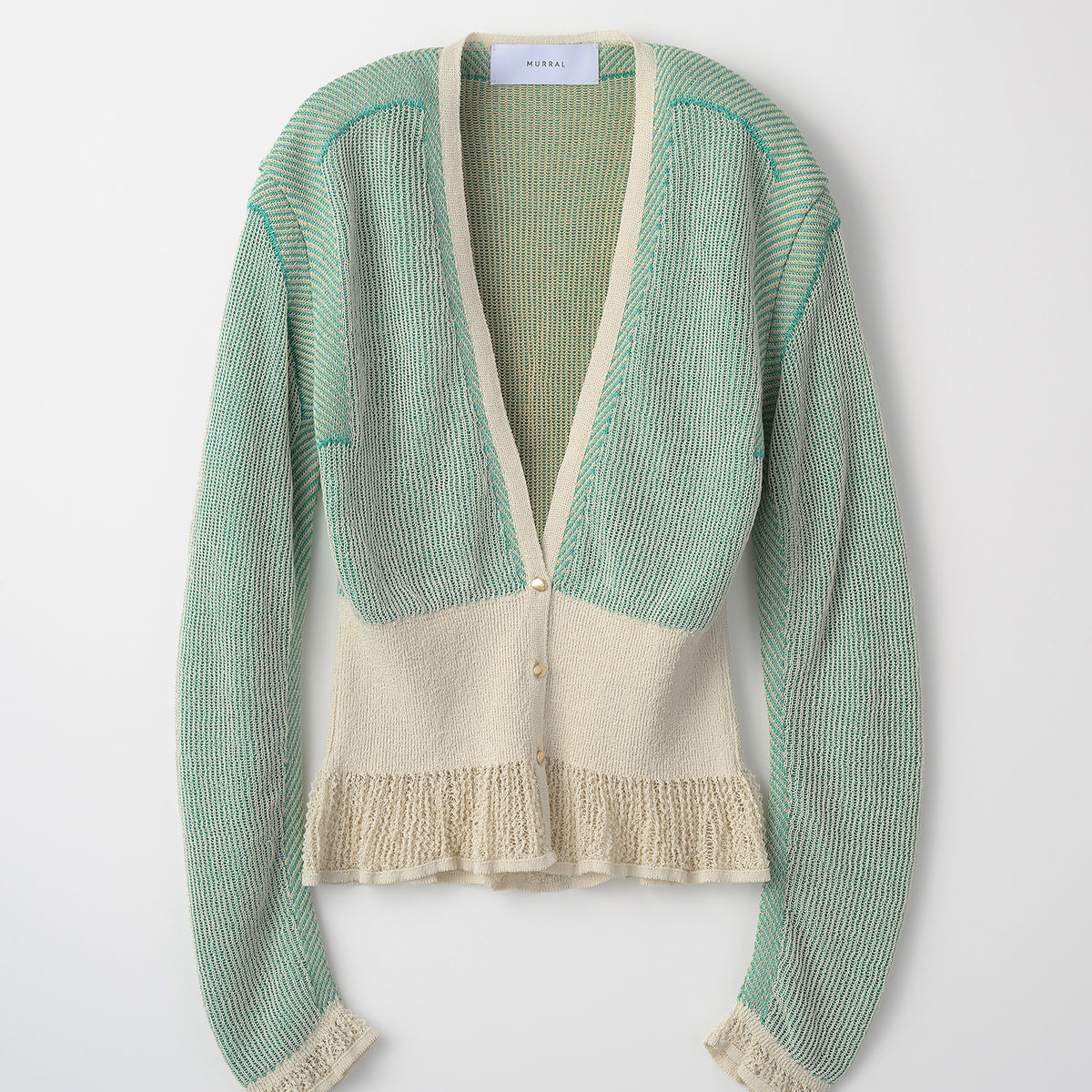 Pigment knit cardigan (Mint)