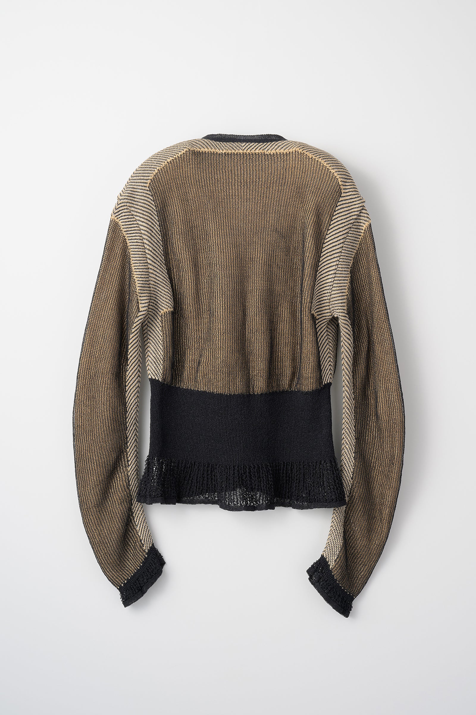 Pigment knit cardigan (Black)