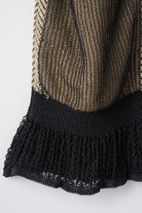 Pigment knit camisole top (Black)