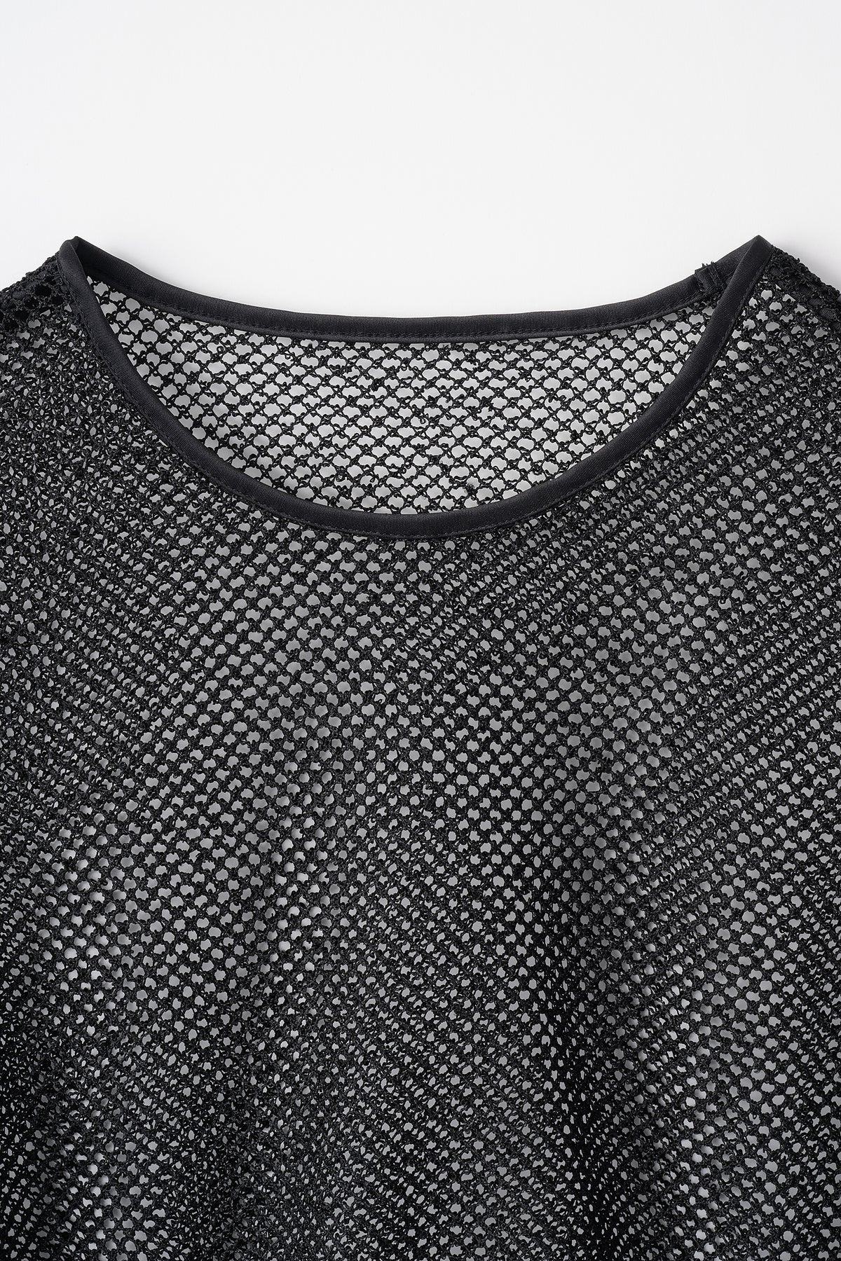 Petal mesh top (Black)