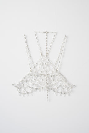 Dripping clear bustier (Clear)