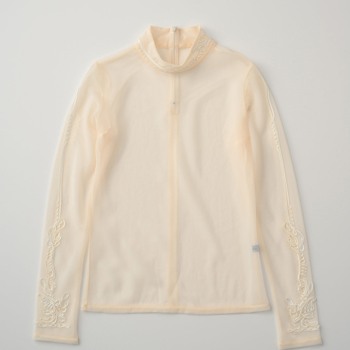 Scenery embroidery sheer top (Ivory) Scenery embroidery sheer top (Ivory)