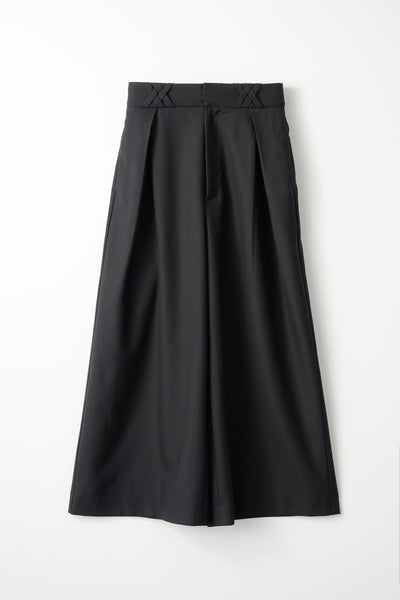 Ivy wool culottes (Black)