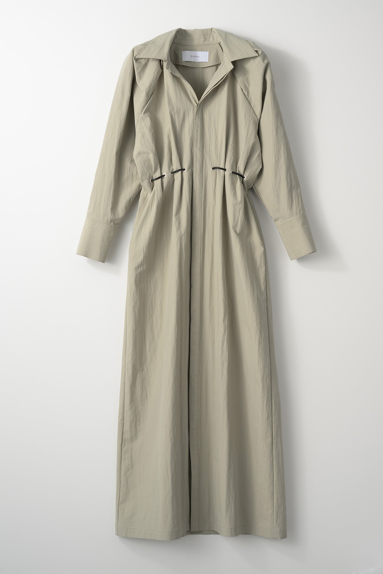 "DEAR" shirt dress (Gray)