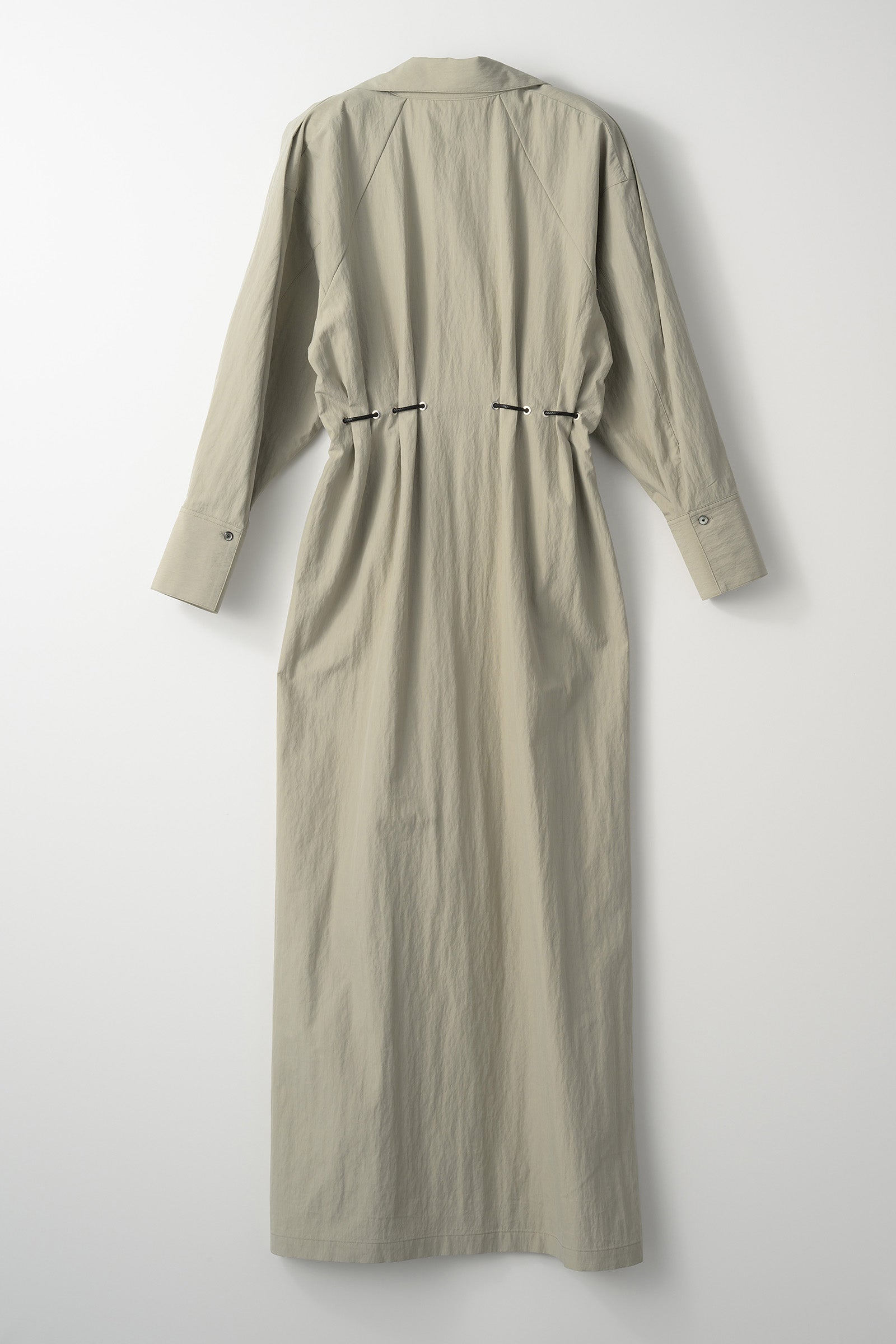 "DEAR" shirt dress (Gray)