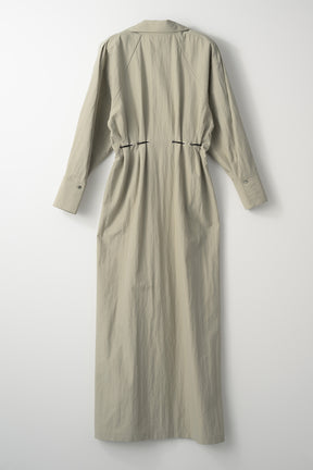 "DEAR" shirt dress (Gray)