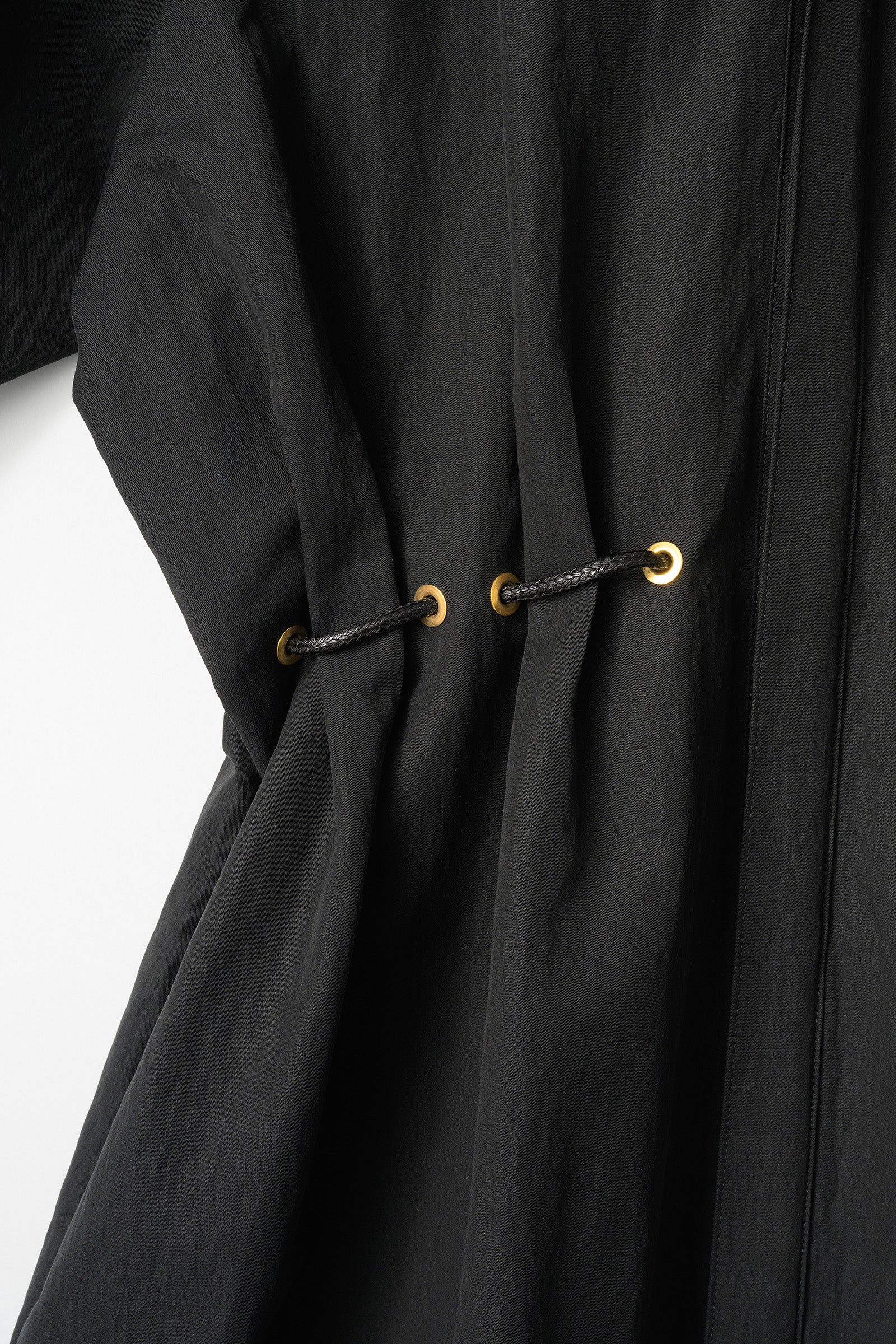 "DEAR" shirt dress (Black)